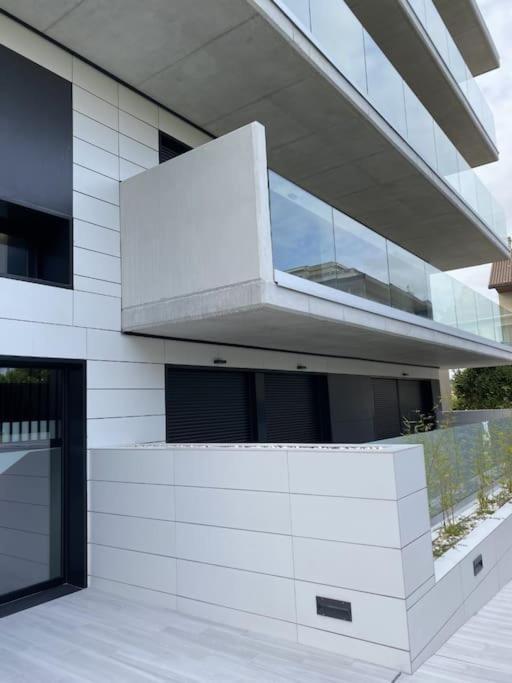 Precioso Apartamento Con Terraza Y Piscina En Portonovo-Sanxenxo Buitenkant foto