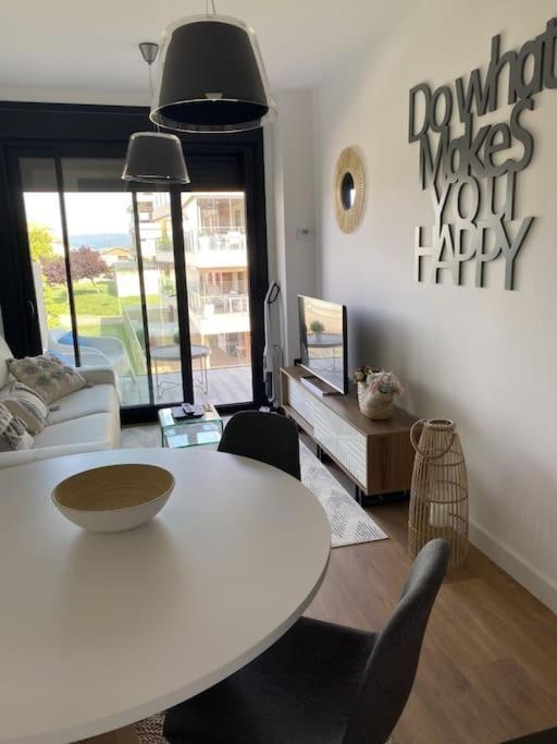 Precioso Apartamento Con Terraza Y Piscina En Portonovo-Sanxenxo Buitenkant foto